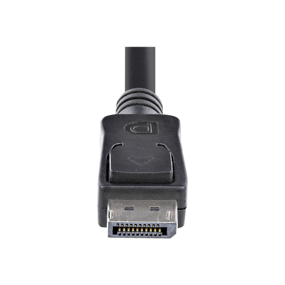 StarTech DISPL1M 1M DISPLAY1.2 CABLE WITH LATCH, 4K, SUPPORT DPCP, HDCP, MULTI STREAM, LTW - Image 1