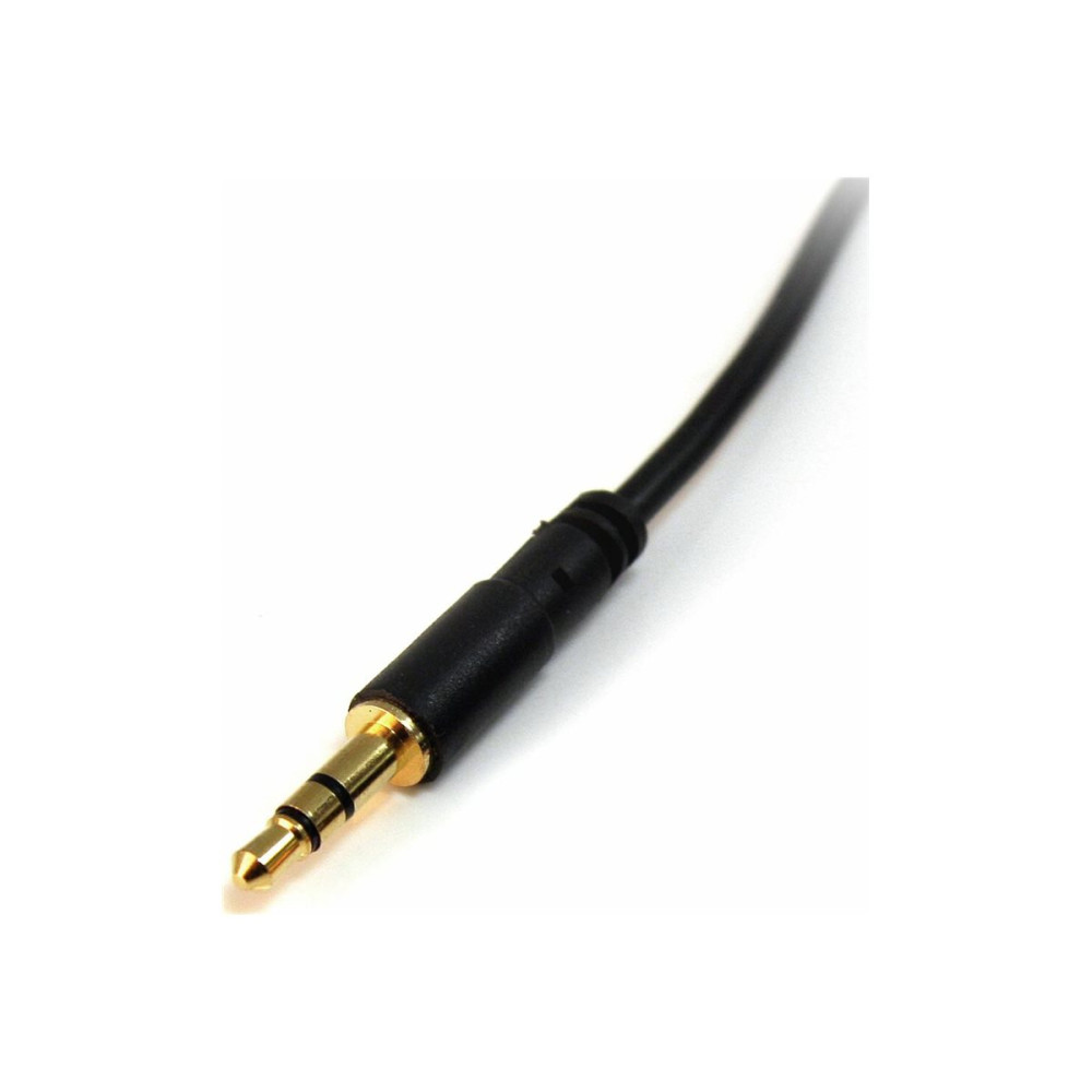 StarTech MU6MMS 1.8m SLIM 3.5mm STEREO AUDIO CABLE - M/M - 3.5mm AUDIO CABLE LTW - Image 2