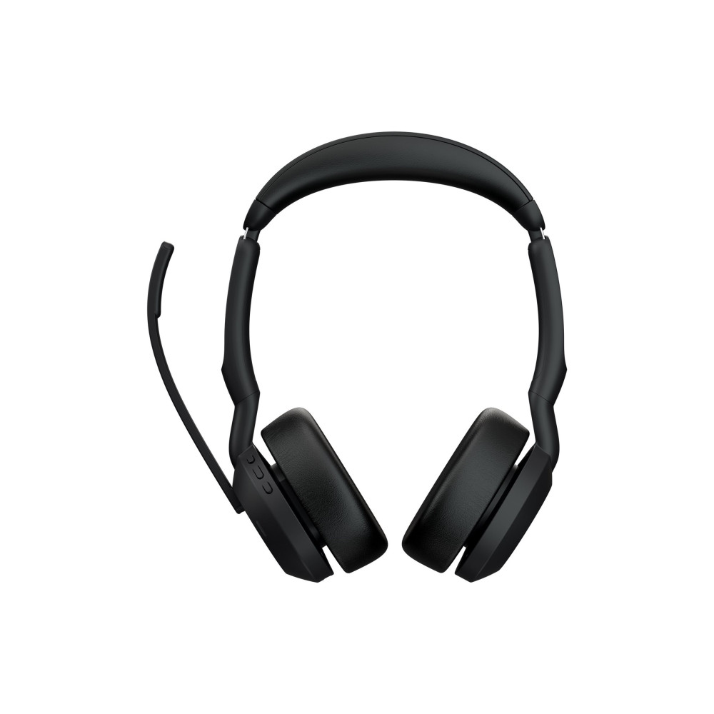 Jabra 25599-989-889 WIRELESS EVOLVE2 55 UC STEREO BLUETOOTH ANC HEADSET W/CHARGING STAND+LINK390C,USB-C