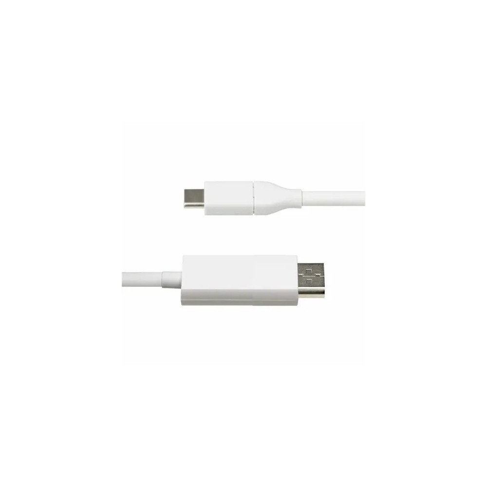 StarTech CDP2DP2MBW 6ft (2m) USB-C to DisplayPort 1.2 Cable, Bidirectional, 4K 60Hz White Video Adapter for Apple MacBook Pro / Air M1 M2 M3 M4 - Reversible USB C to DisplayPort 1.2 cable (USB-C DP Alt Mode laptop to monitor) or DP 1.2 to USB-C  - Image 4