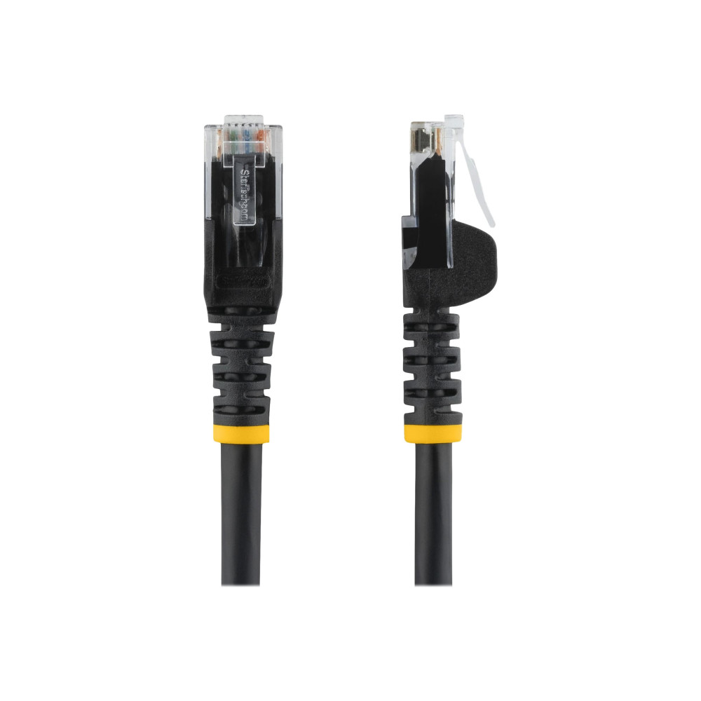StarTech N6PATC2MBK 2M CAT6 ETHERNET CABLE BLACK 650MHZ 100W SNAGLESS PATCH CORD, LTW - Image 1