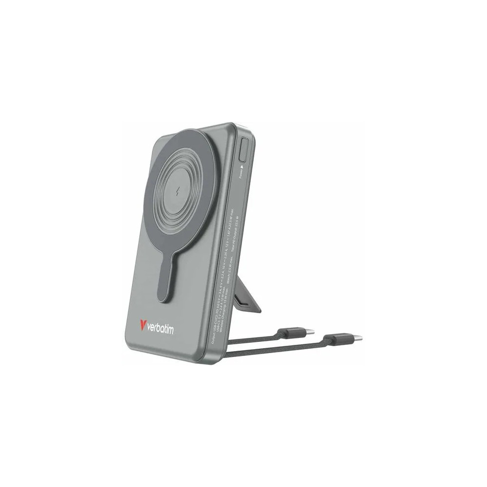 Verbatim 32272 TWO CABLE 10 000MAH POWER BANK DISPLAY - Image 1