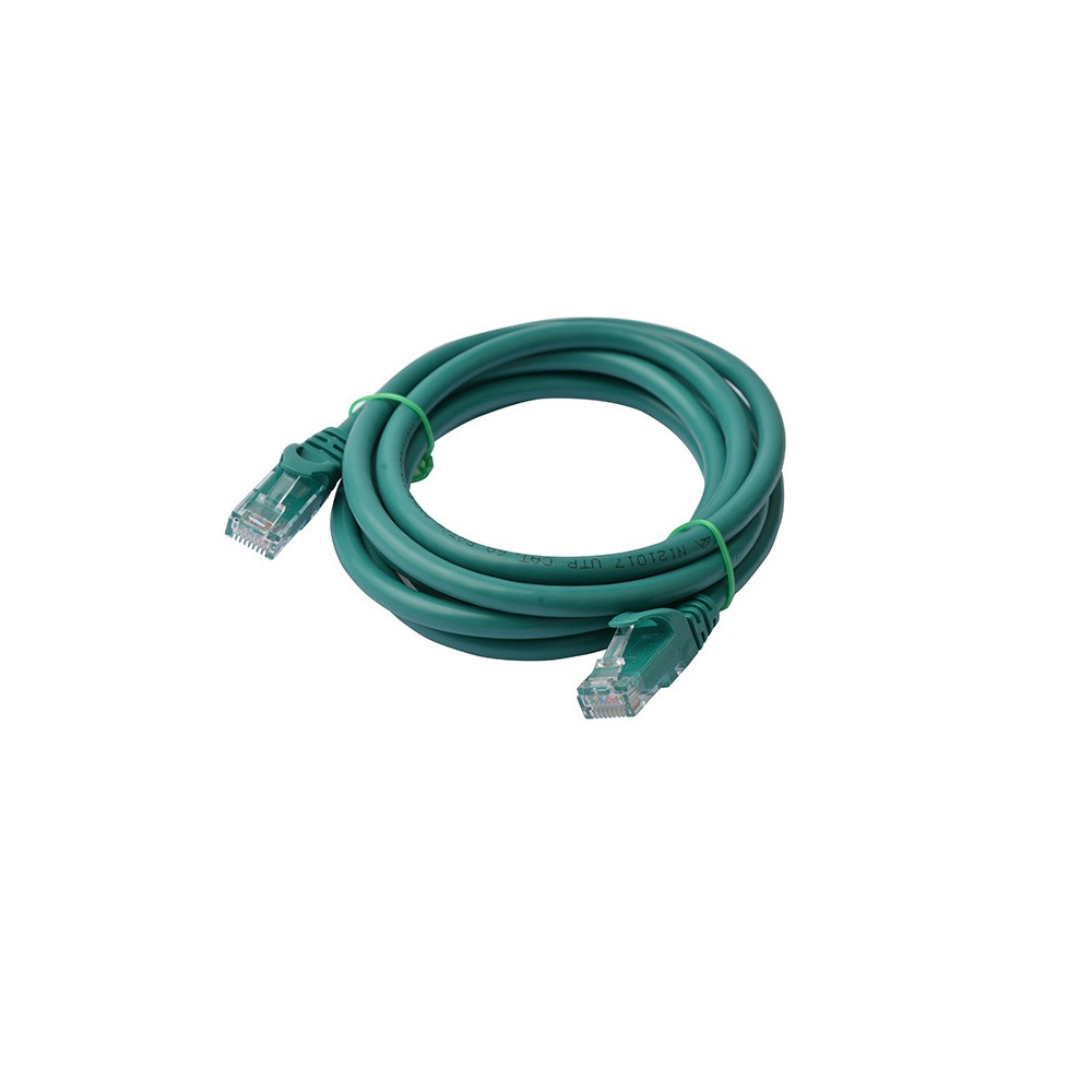 8ware PL6A-2GRN CAT6A Cable 2m - Green Color RJ45 Ethernet Network LAN UTP Patch Cord Snagless - Image 1