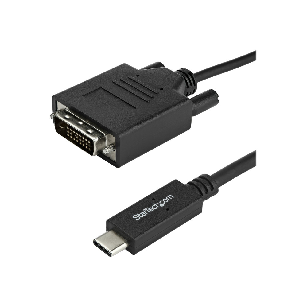 StarTech CDP2DVIMM1MB 1M USB-C TO DVI CABLE - USB TYPE-C TO DVI ADAPTER CABLE 3YR