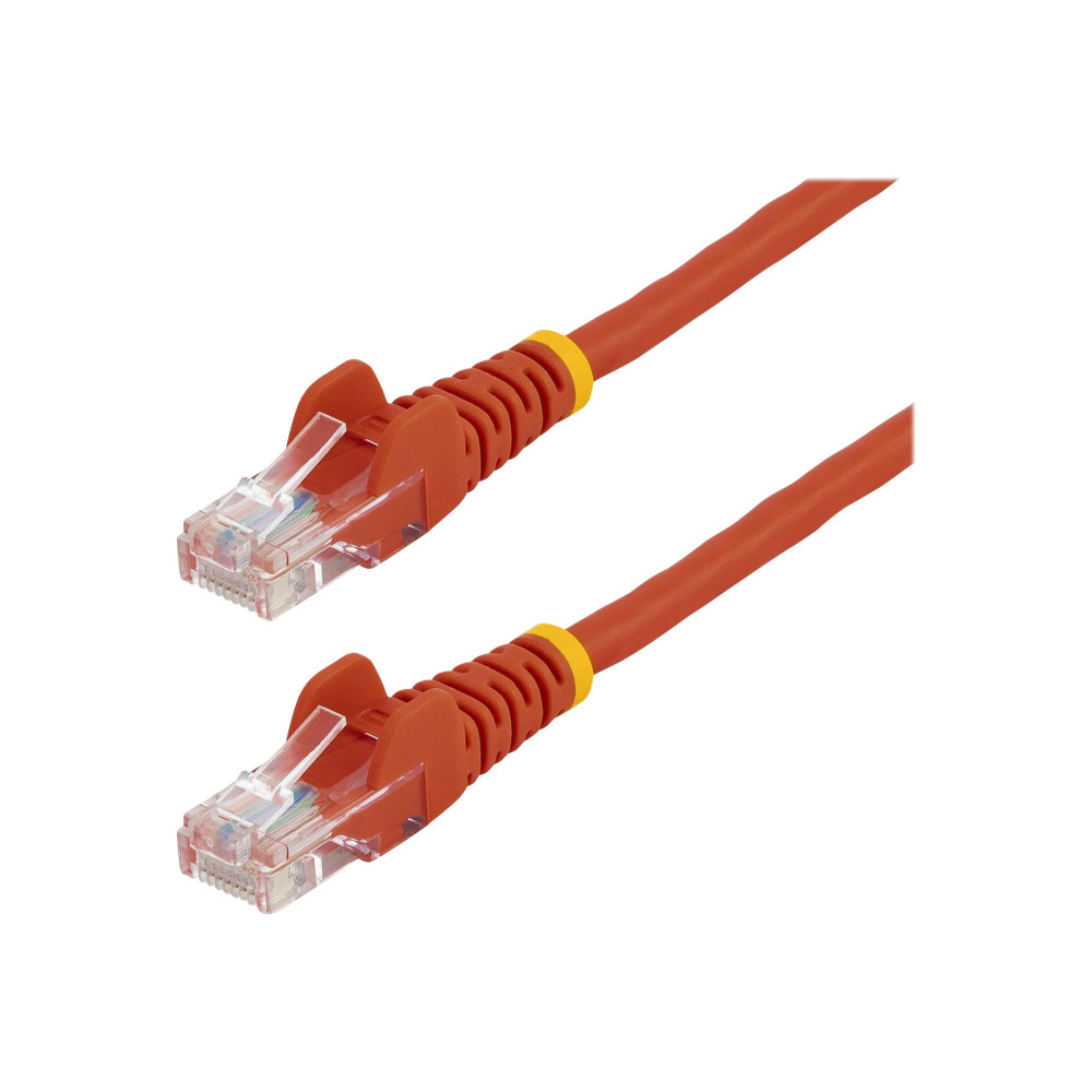StarTech 45PAT50CMRD 50CM RED CAT 5E CABLE SNAGLESS - Image 2
