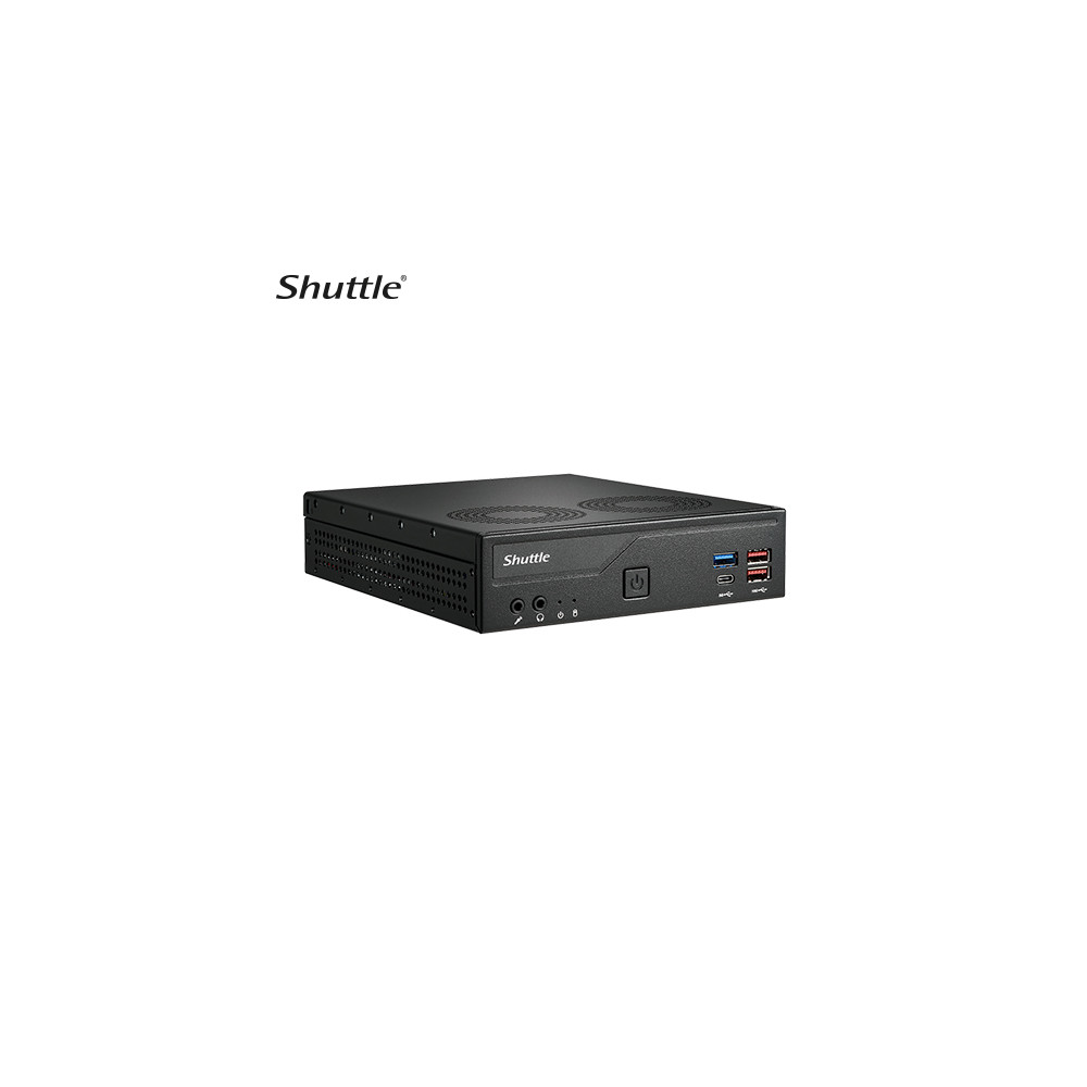 Shuttle DH770 Slim Mini PC, Intel 14th/13th/12th Gen LGA1700 socket, 1L, H770, 2x DDR5, 2x 2.5G LAN, 2x COM, 4x USB 3.2 Gen 1, 4x USB 3.2 Gen 2, 2x - Image 1