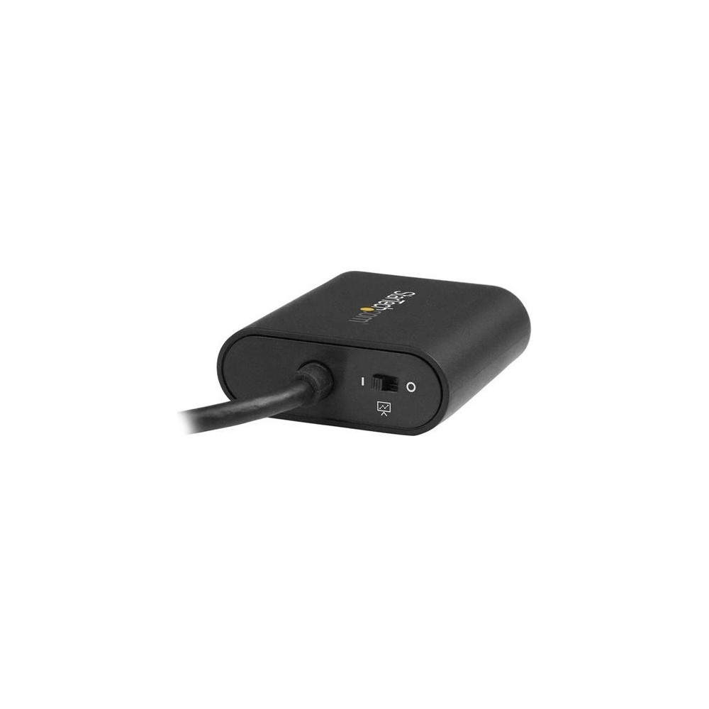 StarTech CDP2HD4K60SA USB C to 4K HDMI Adapter - 4K 60Hz - Thunderbolt 3 Compatible - USB Type C to HDMI Video Display Adapter - 1 x 24-pin Type C USB Male - 1 x 19-pin HDMI Digital Audio/Video Female - 3840 x 2160 Supported - Black - Image 3