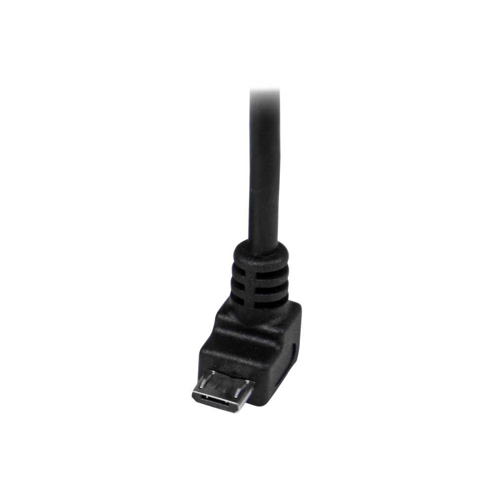 StarTech USBAUB2MD 2M MICRO USB CABLE - A TO DOWN ANGLE MICRO B - Image 1