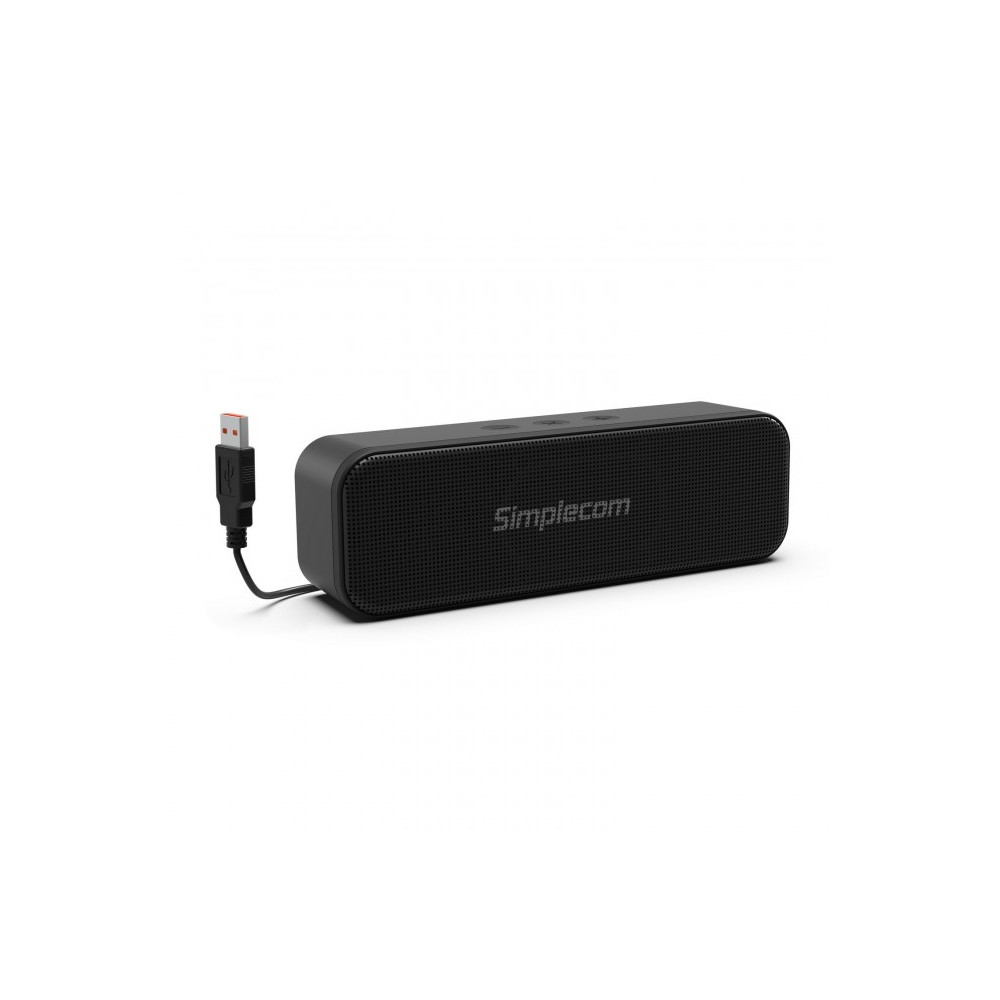 Simplecom UM228 Portable USB Stereo Soundbar Speaker Plug and Play with Volume Control for PC Laptop - Image 1