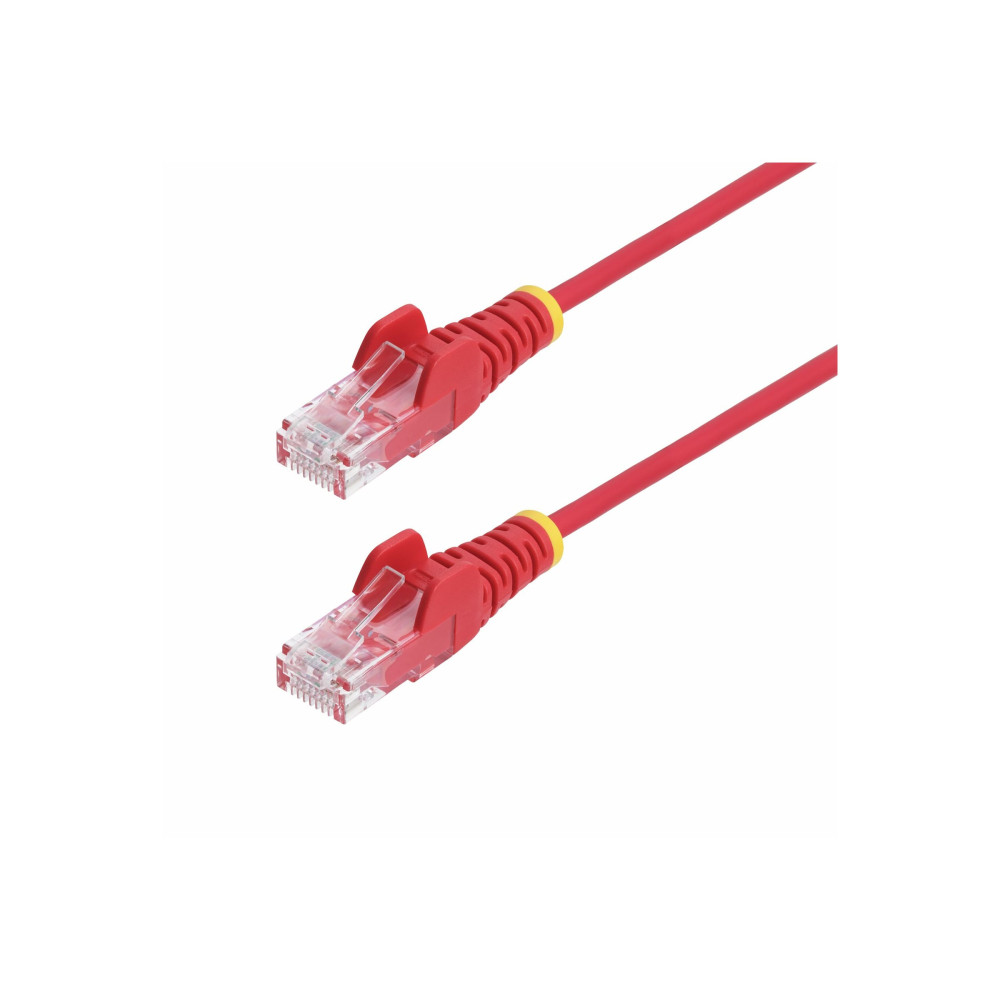 StarTech N6PAT300CMRDS 3m Red Slim CAT6 Ethernet Cable, Snagless, 28AWG, LSZH, LTW - Image 4