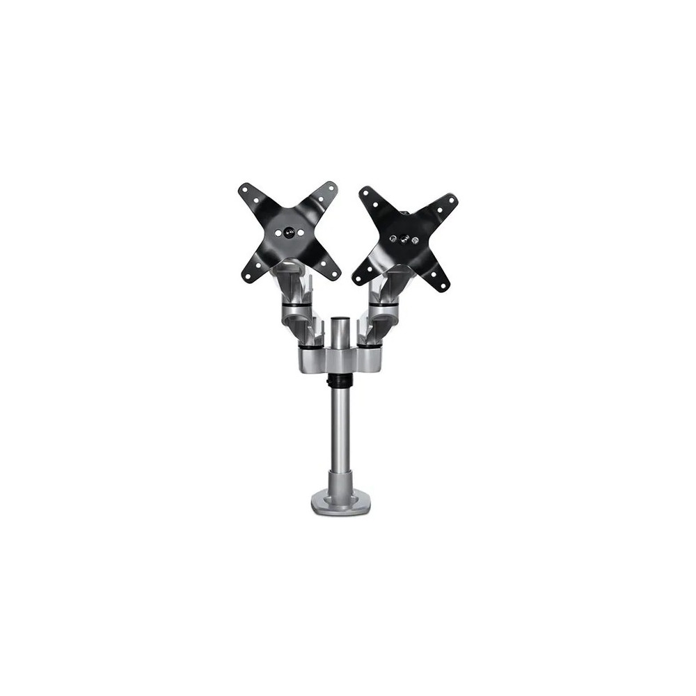 StarTech ARMDUALPS Desk Mount Dual Monitor Arm, Premium Articulating Desktop VESA Mount up to 27" (17.6lb/8kg) Displays, Height Adjustable - VESA 75x75/100x100mm heavy duty dual monitor mount for two displays up to 30in (22lb) each - Ergonomic h - Image 2