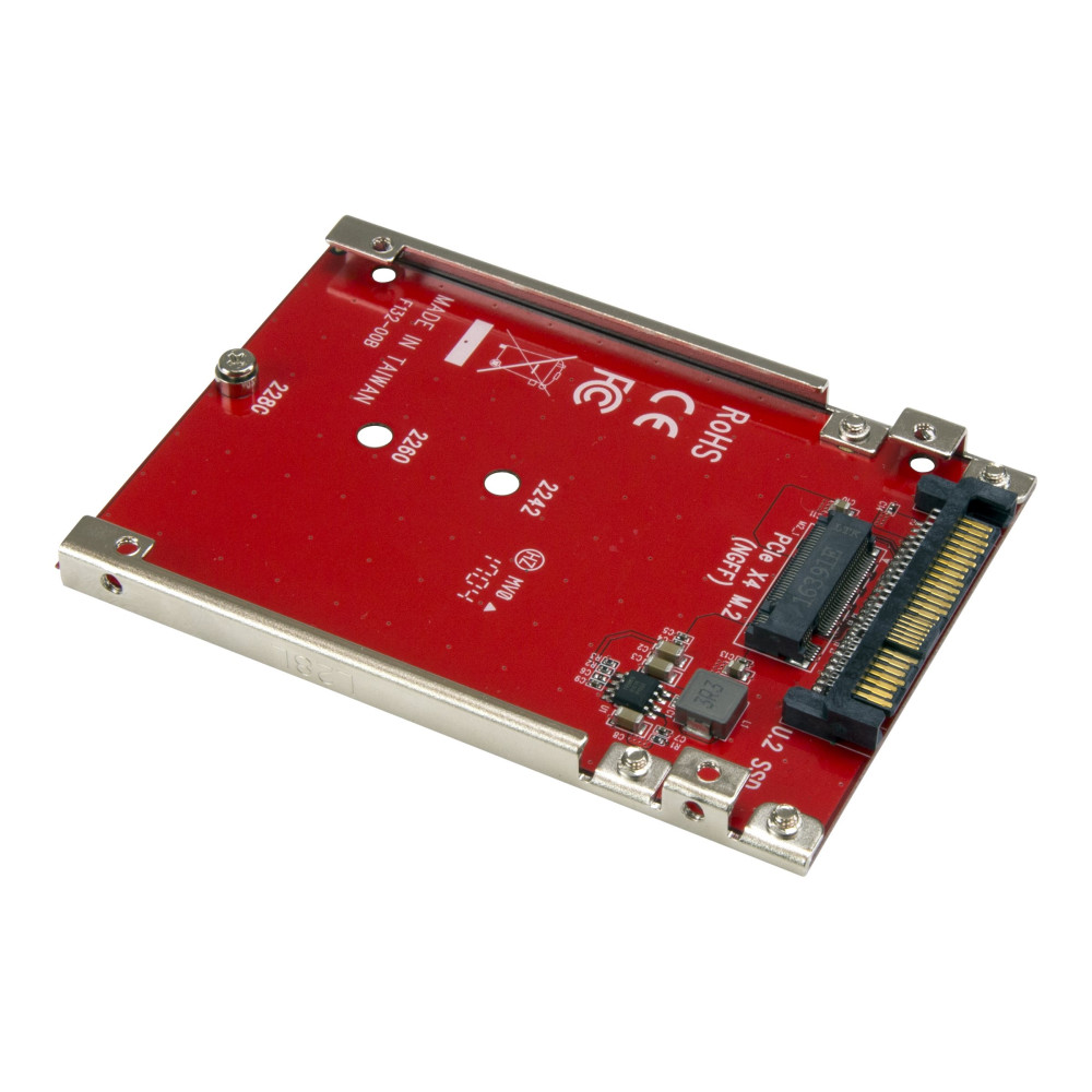 StarTech U2M2E125 M.2 TO U.2 ADAPTER, FOR M.2 PCIE NVMe SSD, 2YR - Image 3