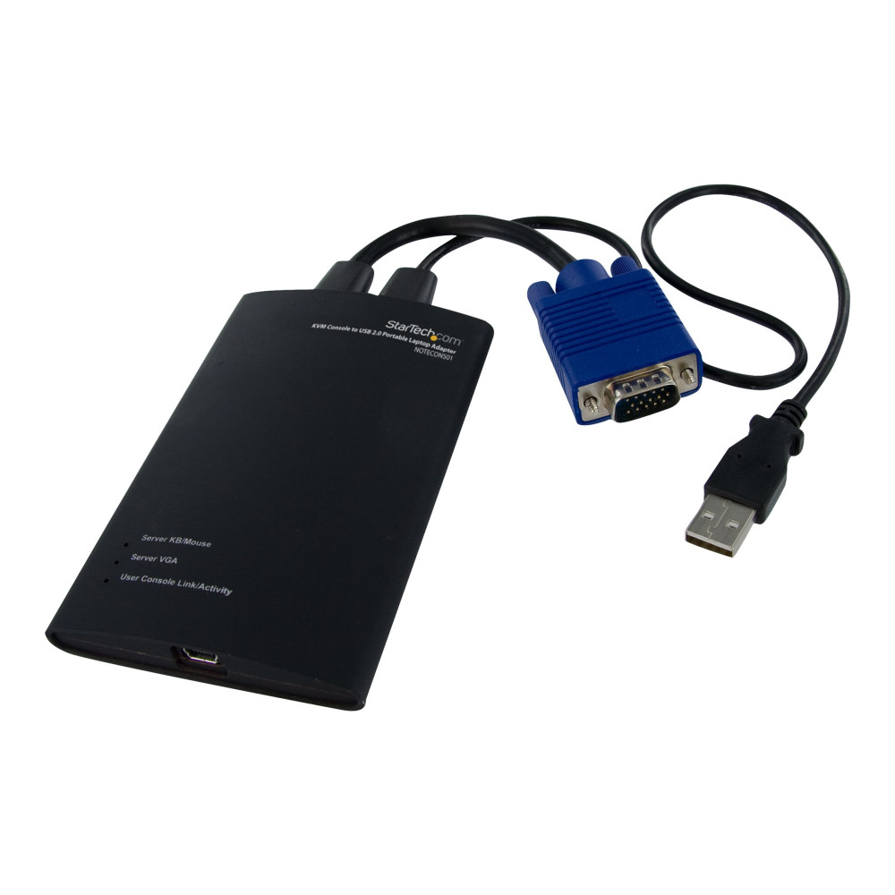 StarTech NOTECONS01 KVM CONSOLE TO USB 2.0 PORTABLE LAPTOP CRASH CART ADAPTER 2YR - Image 4
