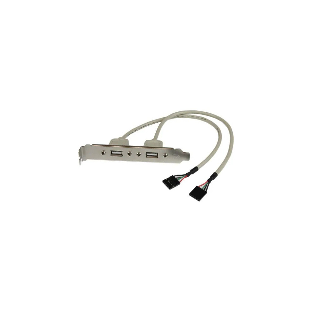 StarTech USBPLATE 2 PORT USB A FEMALE SLOT PLATE ADAPTER