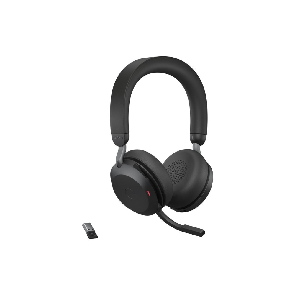 Jabra 27599-989-999 WIRELESS EVOLVE2 75 UC STEREO BLUETOOTH ANC HEADSET + LINK 390A BT,USB-A - Image 4