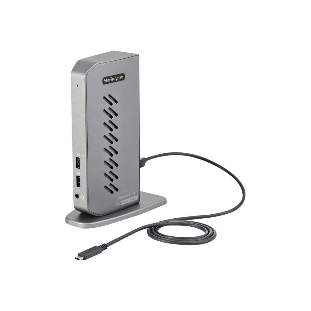 StarTech DK30A2DHU USB-C USB-A HYBRID 4K DOCK, DUAL DISPLAY, HDMI(2),DP(2),USB(6), NO PD, 3YR - Image 4