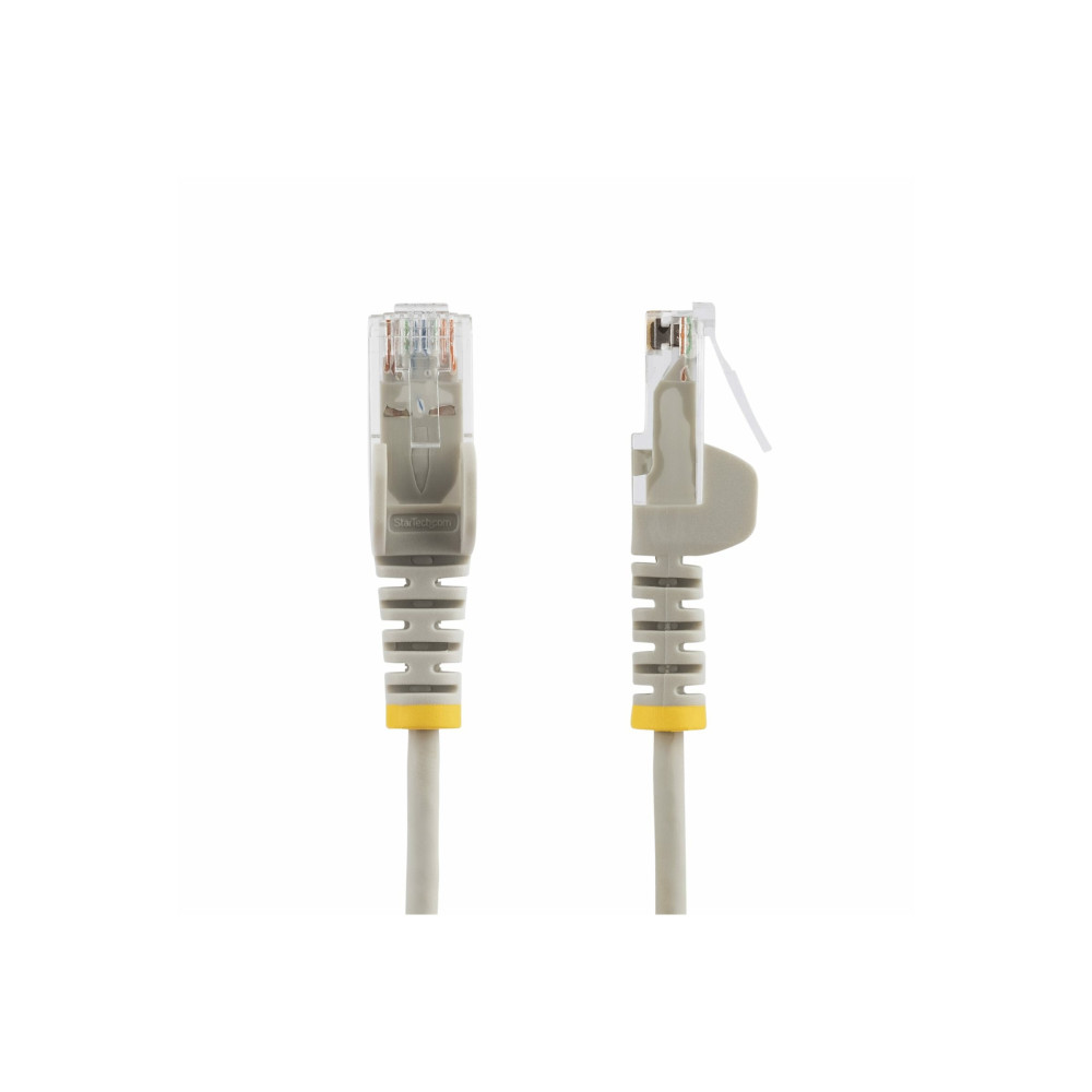 StarTech N6PAT10MGRS 10m Gray Slim CAT6 Ethernet Cable, Snagless, 28AWG, LSZH, LTW - Image 5