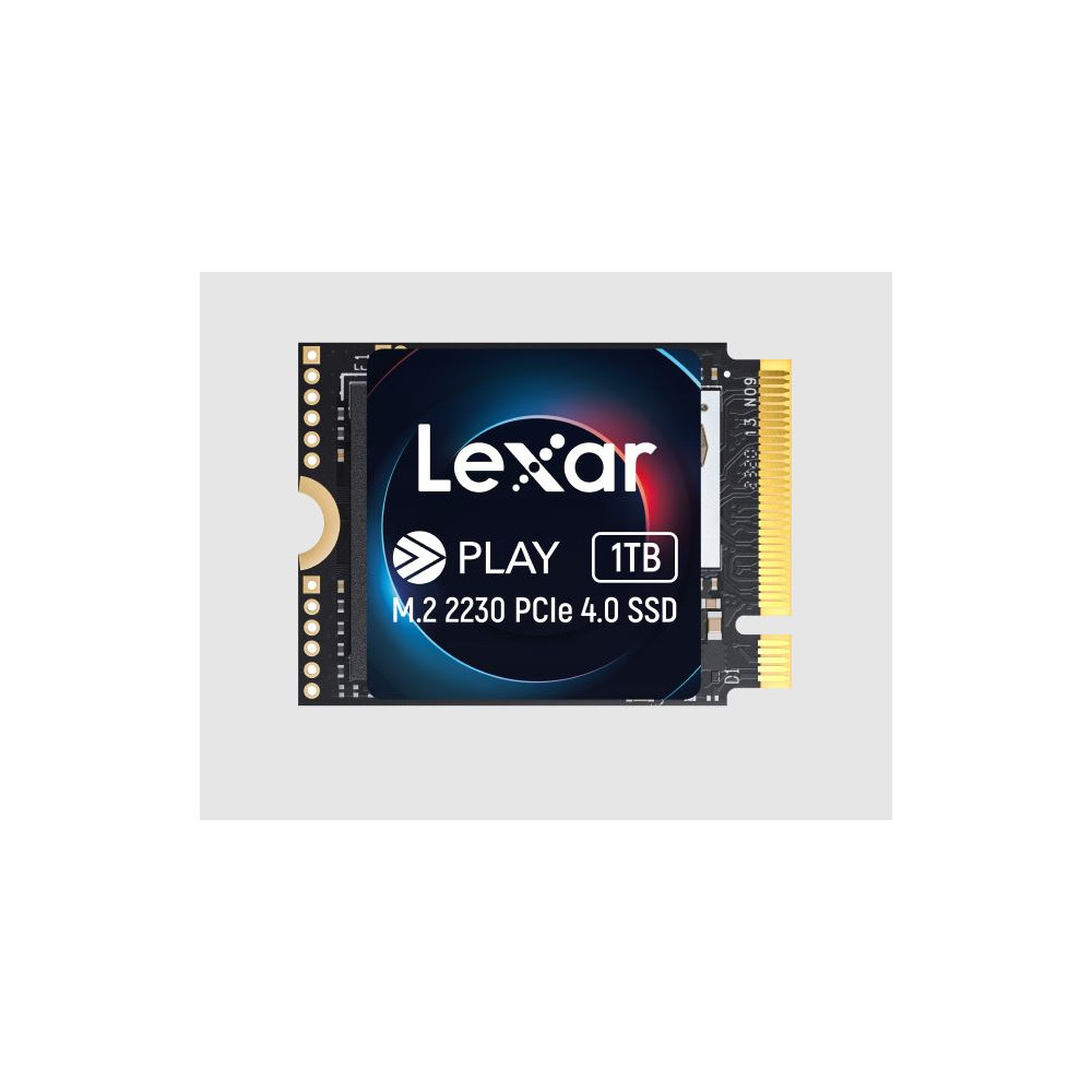 Lexar LNMPLAY001T-RNNNG Internal SSD Play 1TB M.2 2230 PCIe Gen 4x4 NVMe SSD up to 5200MB/s read, 4700MB/s write - 5 year limited warranty - Image 1