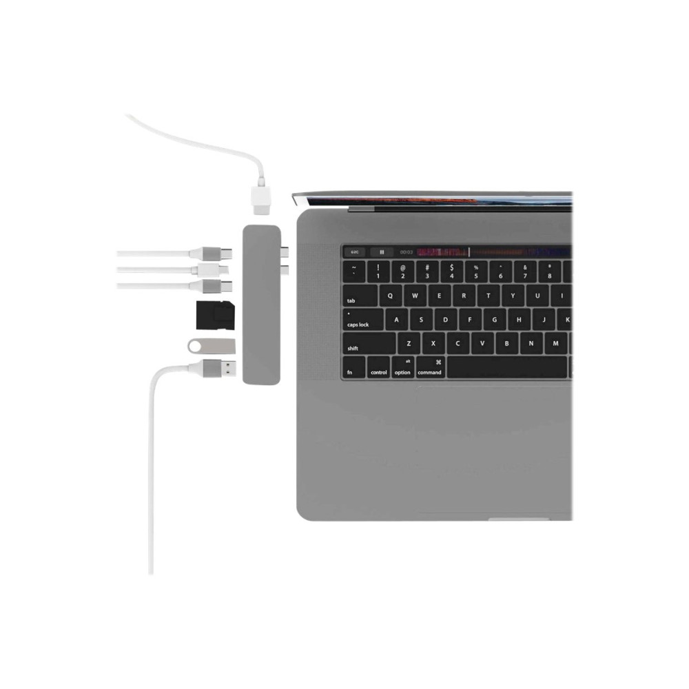 Targus GN28D-GRAY HYPERDRIVE PRO 8-IN-2 USB-C HUB - GRAY - Image 5