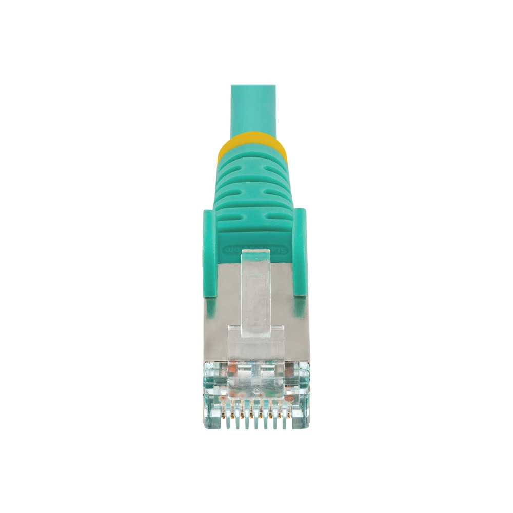 StarTech NLAQ-5M-CAT6A-PATCH 5M CAT6A ETHERNET CABLE - AQUA - LOW SMOKE ZERO HALOGEN (LSZH) - 10GBE 500MHZ - Image 4