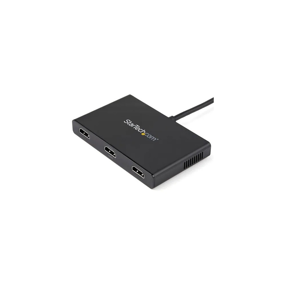 StarTech MSTMDP123HD Signal Splitter - Plastic - 30 Hz to 60 Hz - 3840 × 2160 - 15.20 m Maximum Operating Distance - DisplayPort - 3 x HDMI Out - Image 6