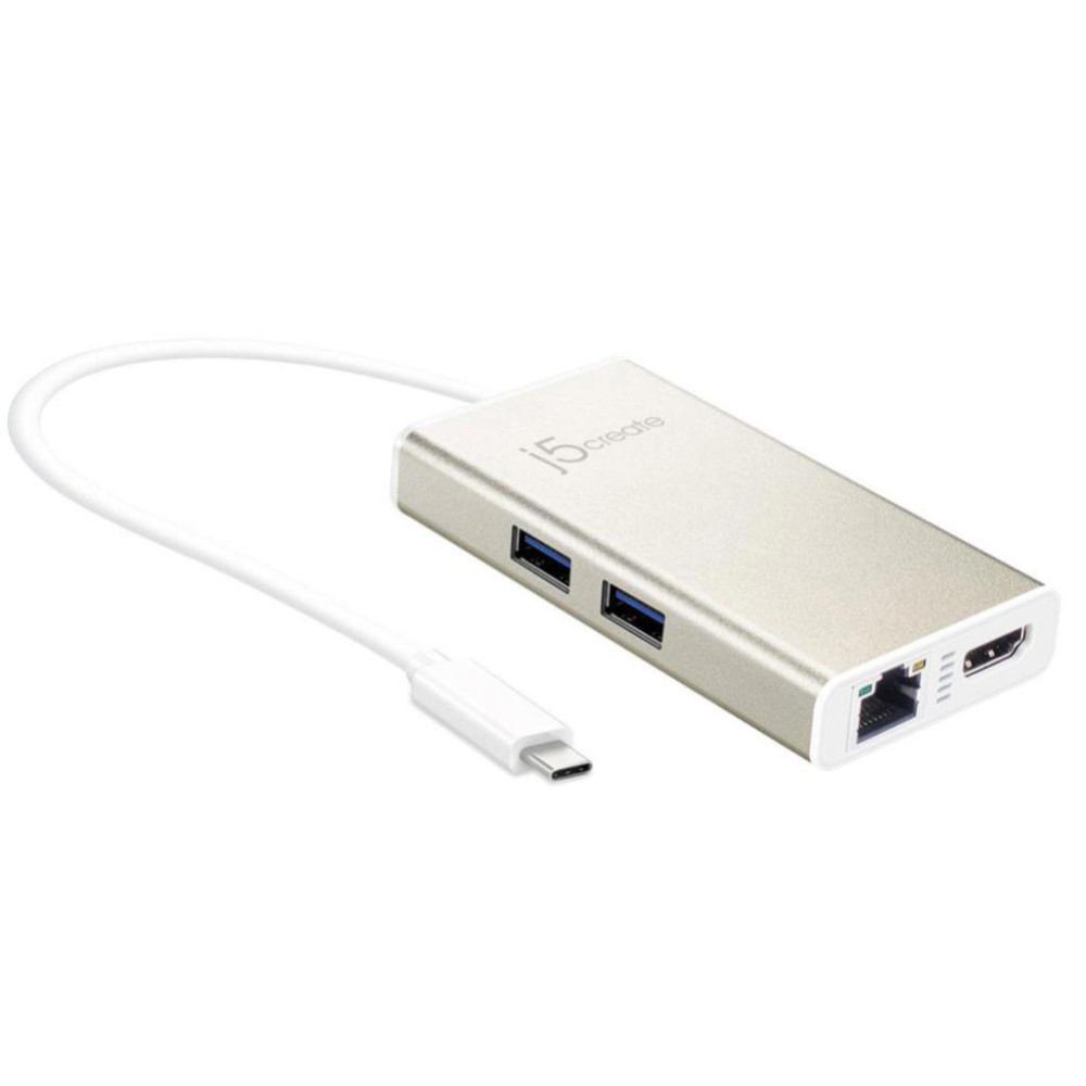 J5CREATE JCA374 Type-C to HDMI & GigaLAN & USB - Image 1