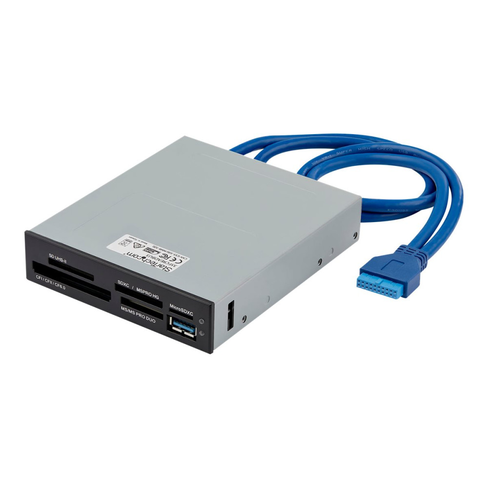 StarTech 35FCREADBU3 USB 3.0 INTERNAL MULTI-CARD READER W/ UHS-II -SD/MICROSD/MS/CF 2YR - Image 4