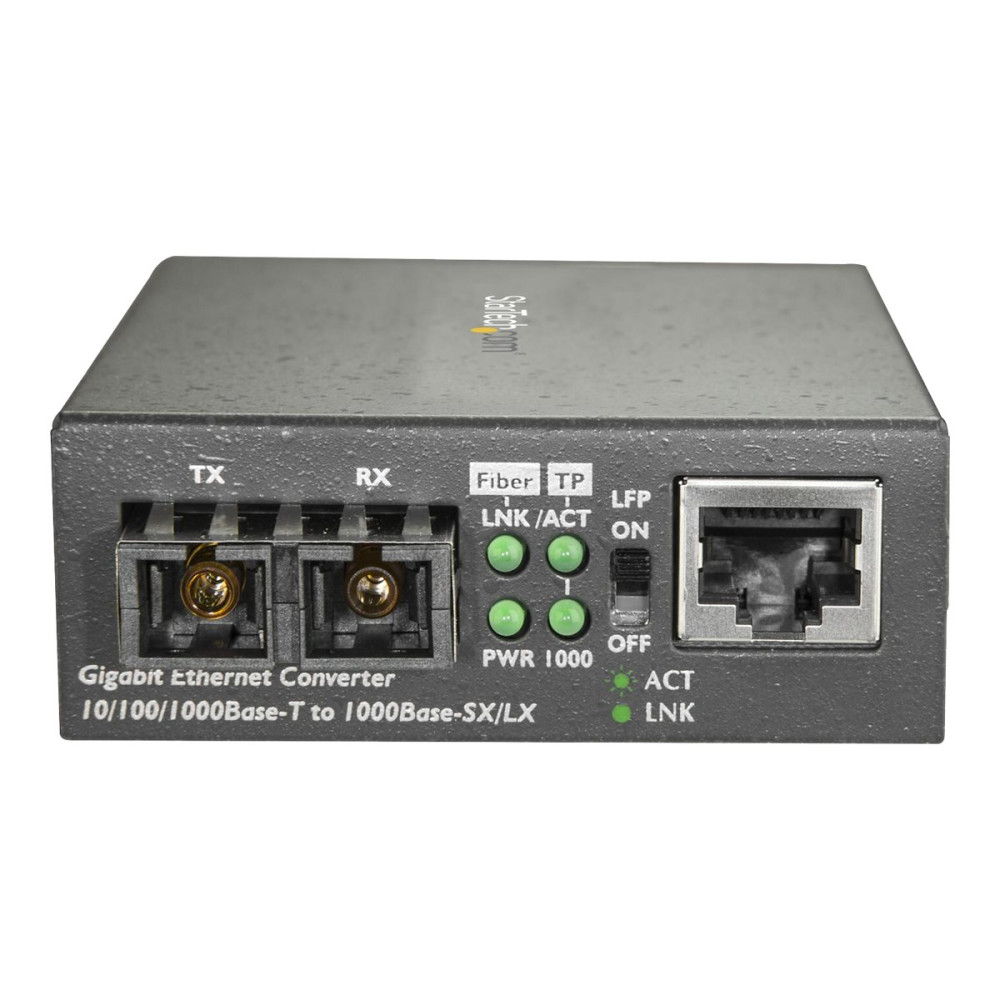 StarTech MCMGBSCSM10 FIBER MEDIA CONVERTER - 10 KM - SINGLE MODE, 2 YR - Image 4
