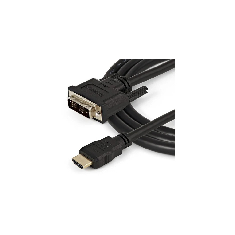 StarTech HDDVIMM150CM 1.5M HDMI TO DVI-D ADAPTER CABLE, BLACK, LTW - Image 6