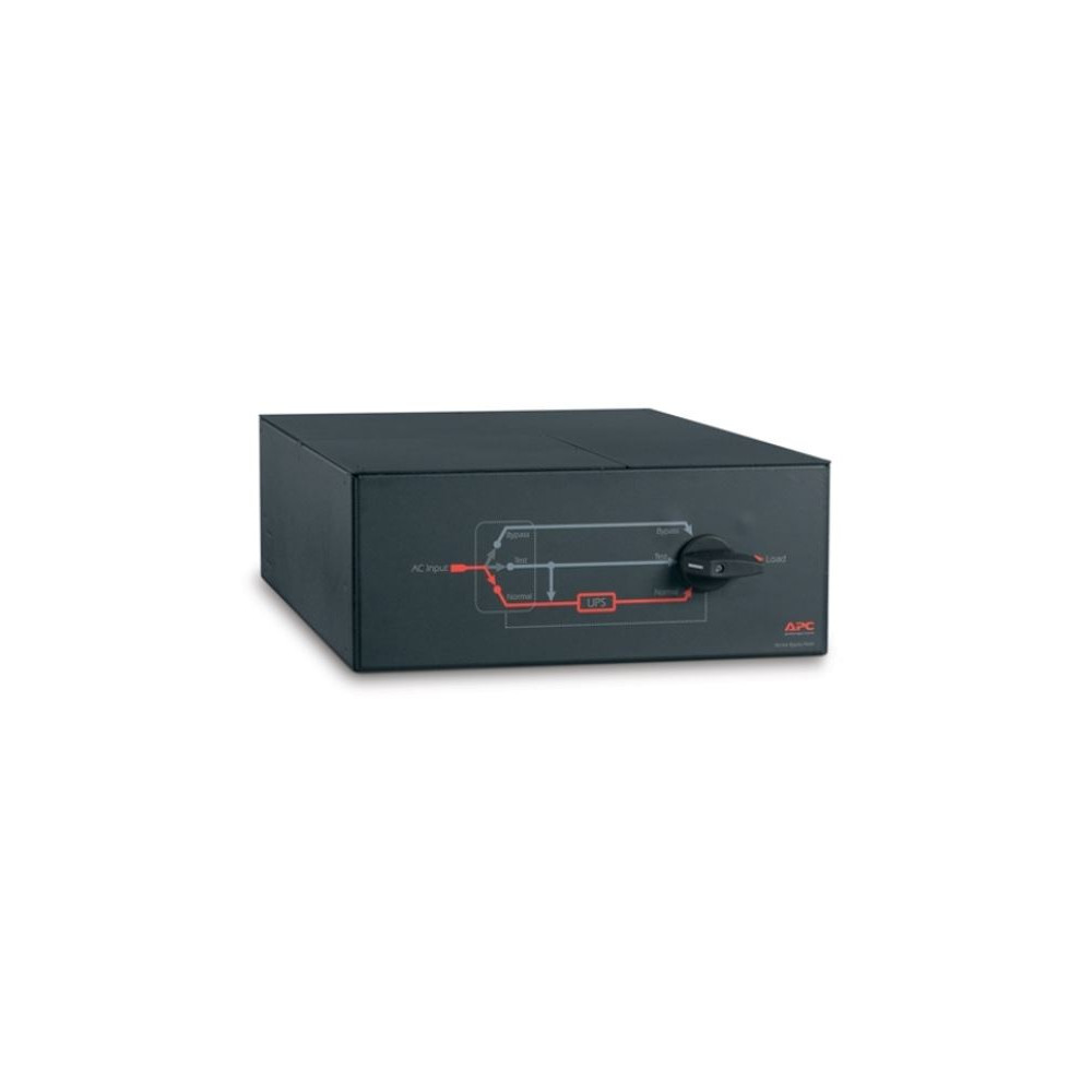 APC SBP10KRMI4U Service Bypass Panel, 4U RM, 230V/HW Input, 2x IEC C19 & 8x IEC C13 Output - Image 1