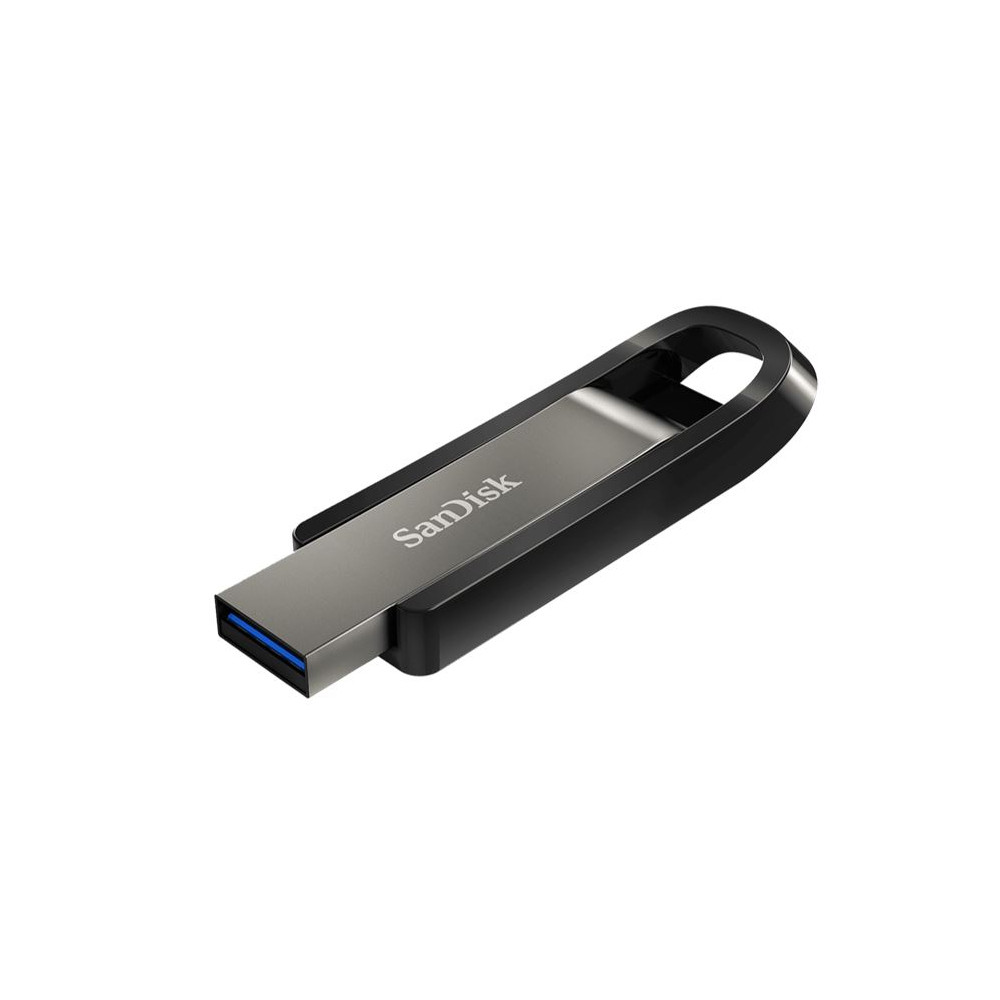 Sandisk SDCZ810-256G-G46 256GB Extreme GO USB3.2 Metal Flash Drive USB-A 400MB/s SecureAccess™ encryption software2 Lifetime Lifetime Warranty Black - Image 1