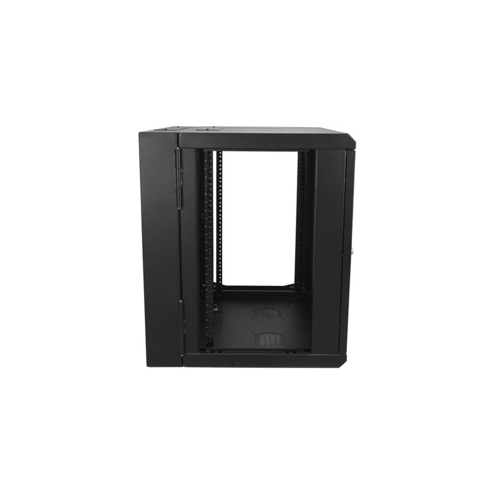 StarTech RK12WALHM 4-Post 12U Wall Mount Network Cabinet, 19" Hinged Wall-Mounted Server Rack for IT Equipment, Flexible Lockable Rack Enclosure - Wall-Mount Server Rack for rackmount equipment - Flexible data rack features a hinged design w/eas - Image 3