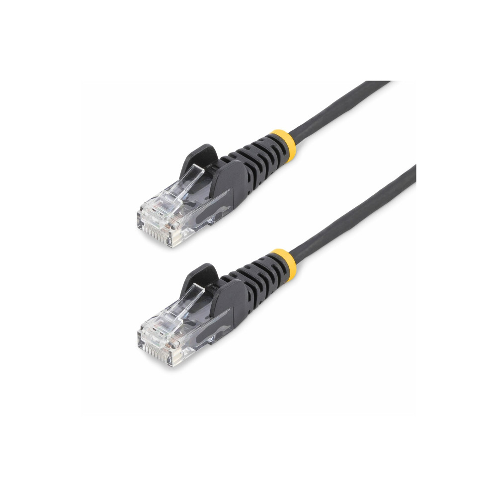 StarTech N6PAT10MBKS 10m Black Slim CAT6 Ethernet Cable, Snagless, 28AWG, LSZH, LTW - Image 4