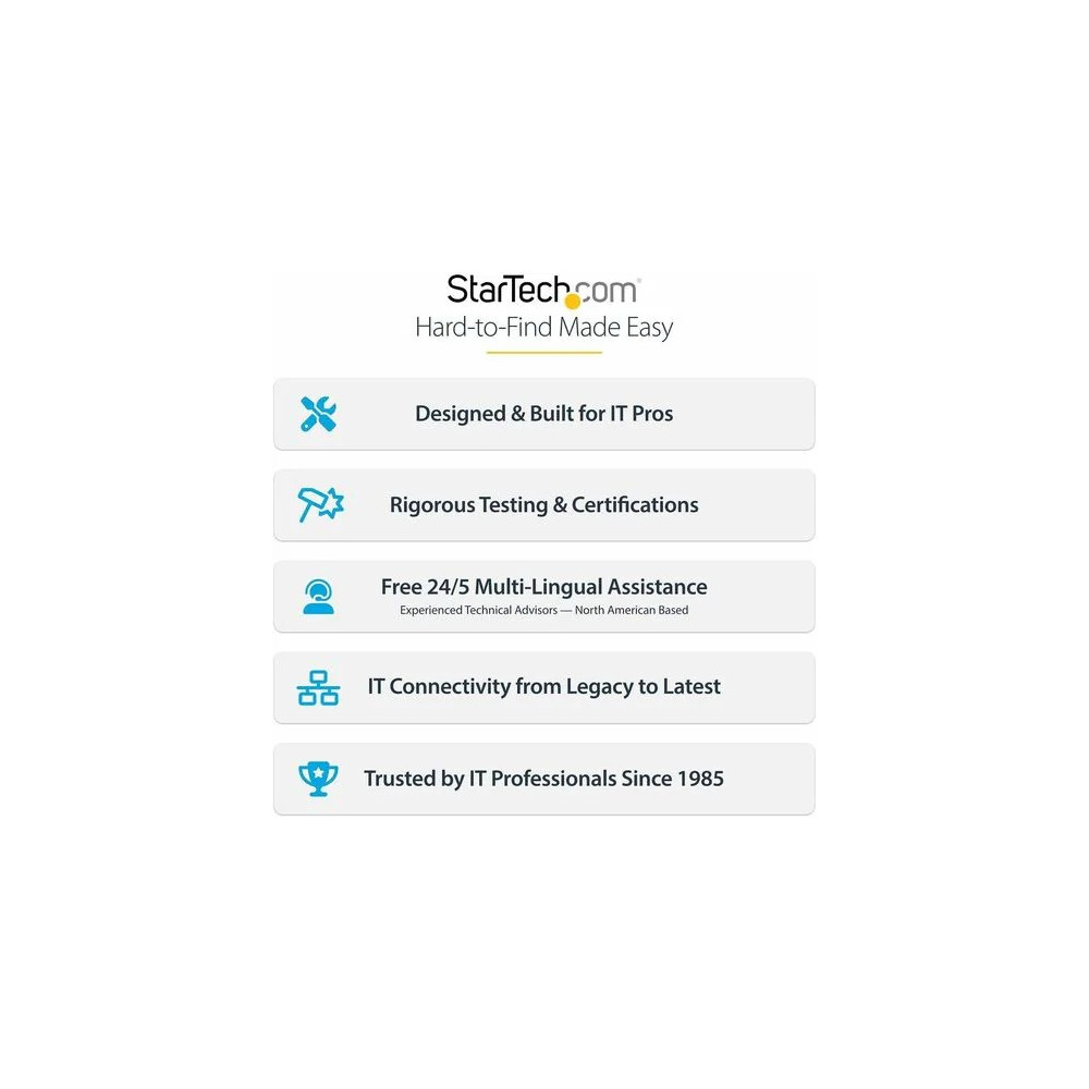 StarTech USB2TYPEN1M 1M USB A TO 5.5mm DC BARREL CONNECTOR (5V), LTW - Image 5
