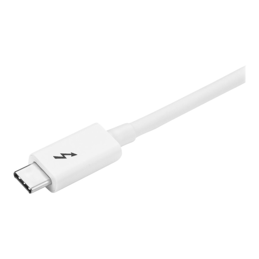 StarTech TBLT3MM1MW 1M T/BOLT3 CABLE, 20GBPS, 100W PD, WHITE, 2YR - Image 5