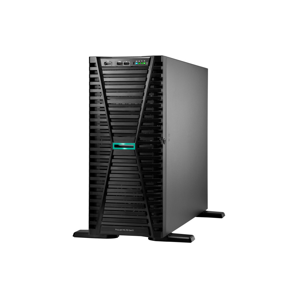 HPE P79761-375 ProLiant ML110 Gen11 4510 2.4GHz 12c 1P 2x32GB-R MR408i-o 2x480GB SATA SSD 2x800W PSU - Image 6