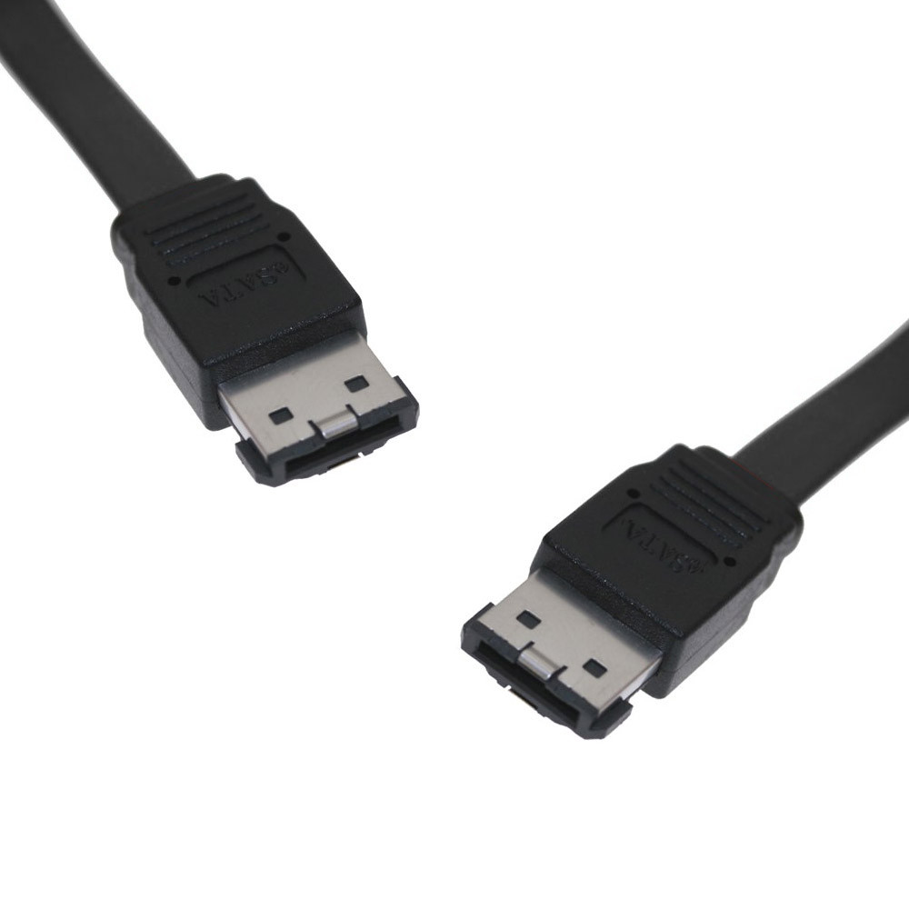 8ware SATA-E005 eSATA Cable 0.5m (50cm) Supports SATA I & II - Image 1