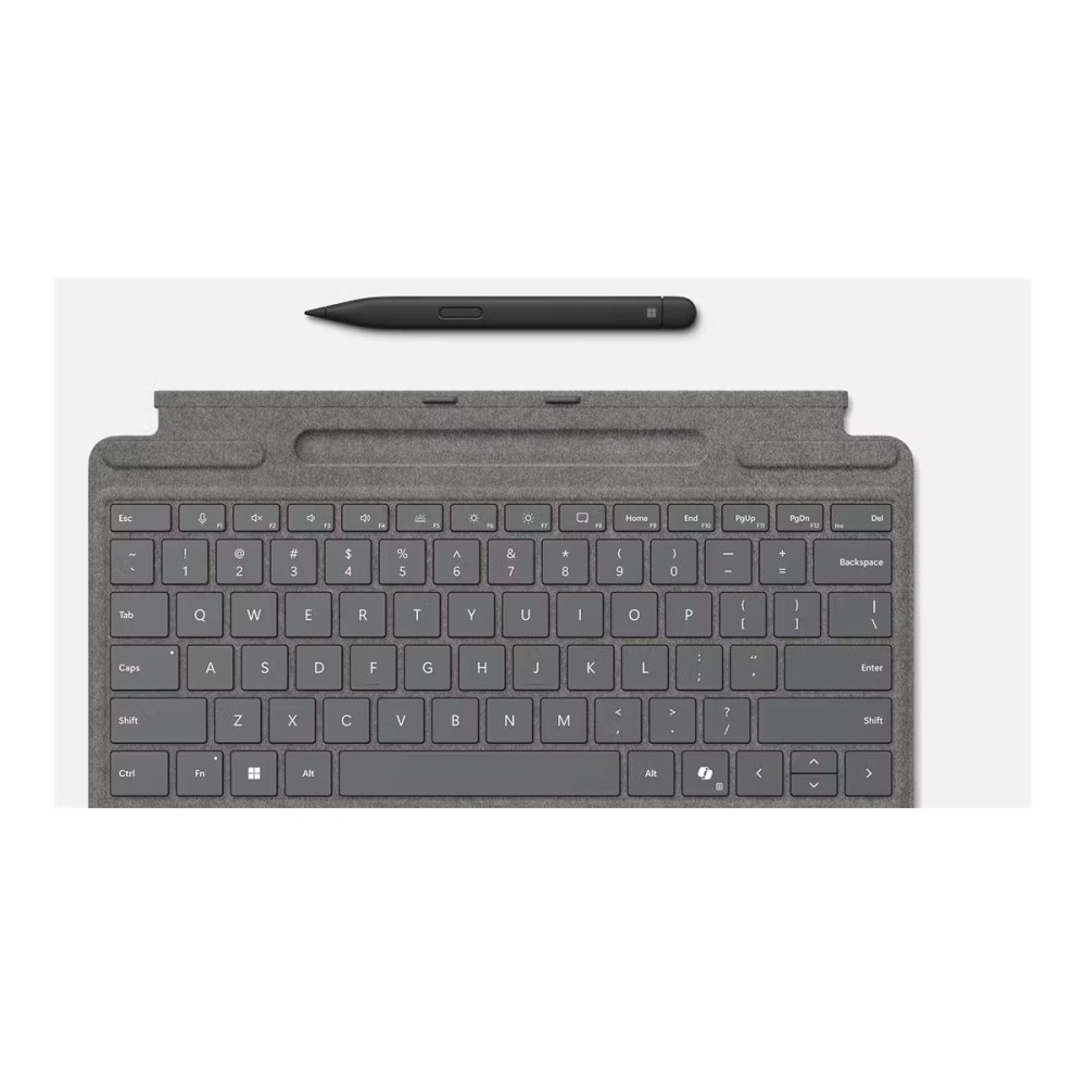 Microsoft 8X8-00178 SURFACE CO-PILOT KEYBOARD TYPE COVER PRO 13" 8,9,X,10,11,12 WITH SLIM PEN 2 - PLATINUM - Image 2