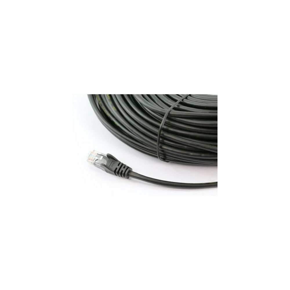 8ware PL6A-20BLK CAT6A Cable 20m - Black Color RJ45 Ethernet Network LAN UTP Patch Cord Snagless - Image 1