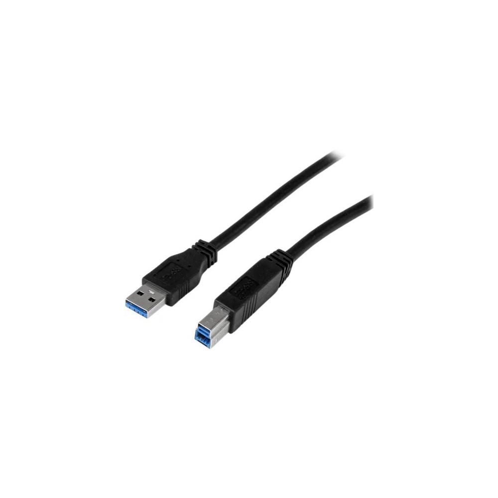 StarTech USB3CAB2M 2M USB 3.0 A TO USB 3.0 B CABLE, M/M, LTW - Image 1