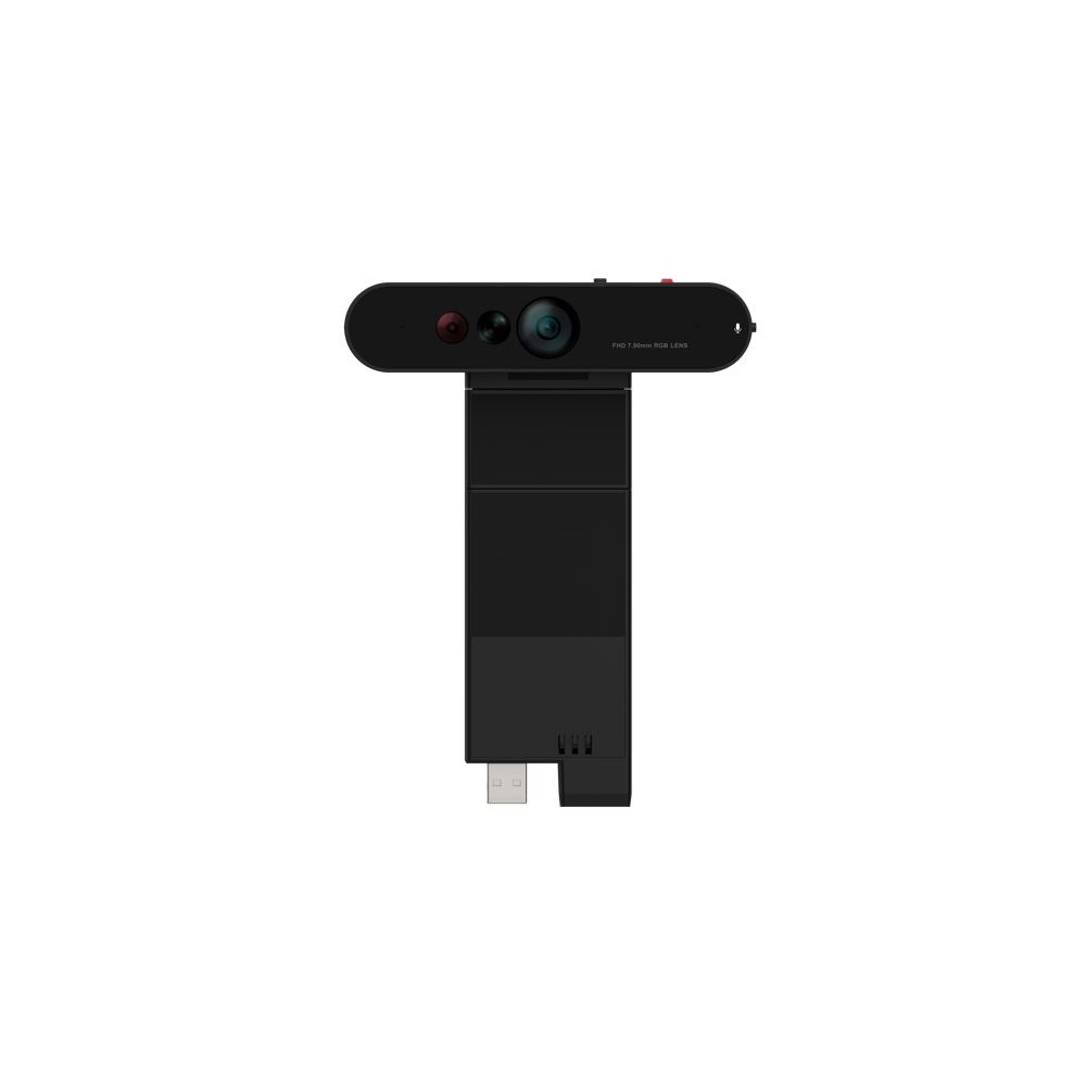 Lenovo 4XC1J05150 ThinkVision MC60 Monitor Webcam 1080p IR & RGB dual webcam Microsoft Teams certified 65/78/90 °wide range FOV Smart Traffic Light Microphone - Image 1