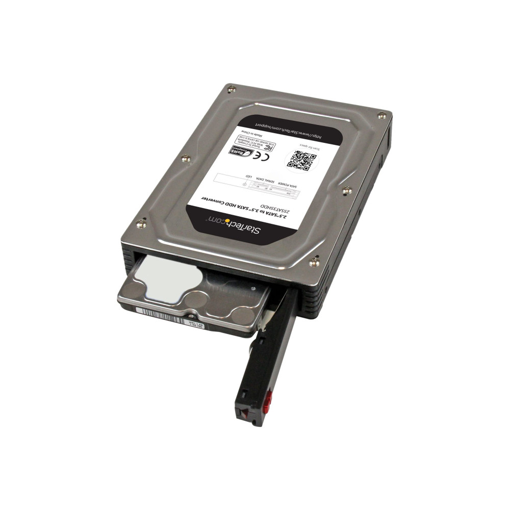 StarTech 25SAT35HDD 2.5" - 3.5" SATA HDD CONVERTER, ALUMINUM, UP TO 12.5MM HEIGHT, 2YR - Image 1