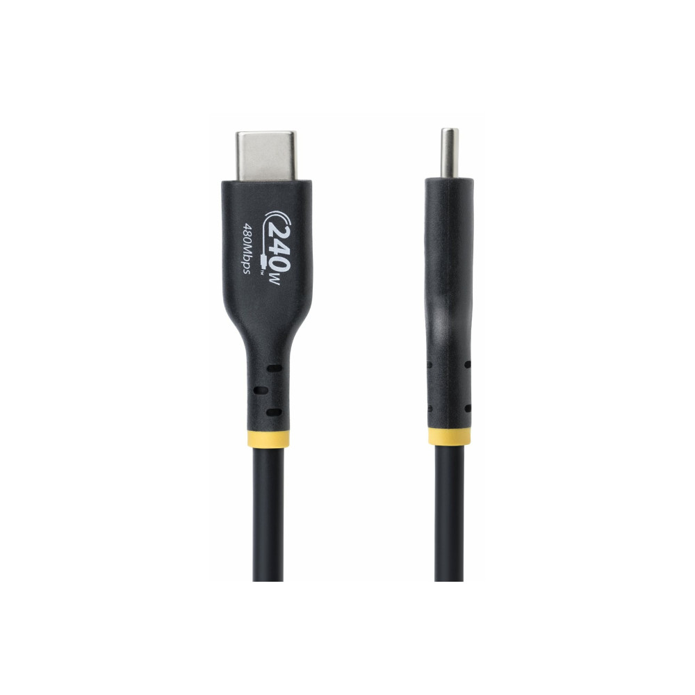 StarTech USB2EPR4M 13FT (4M) USB-C CHARGING CABLE, CHARGE & SYNC, 240W (5A) PD EPR, USB 2.0 LAPTOP C - Image 4