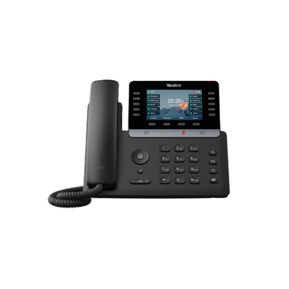 Yealink SIP-T74U (SBC READY) IP Phone, 4.3' Color Display, 16 SIP Accounts, HD Voice, USB & PoE, Linux 6.1, TEE Encryption - Image 1