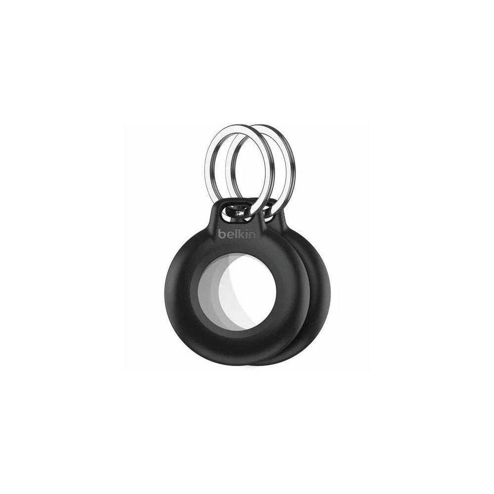 Belkin MSC014BTBK WATERPROOF AIRTAG HOLDER+KEY RING 2PK - Image 1
