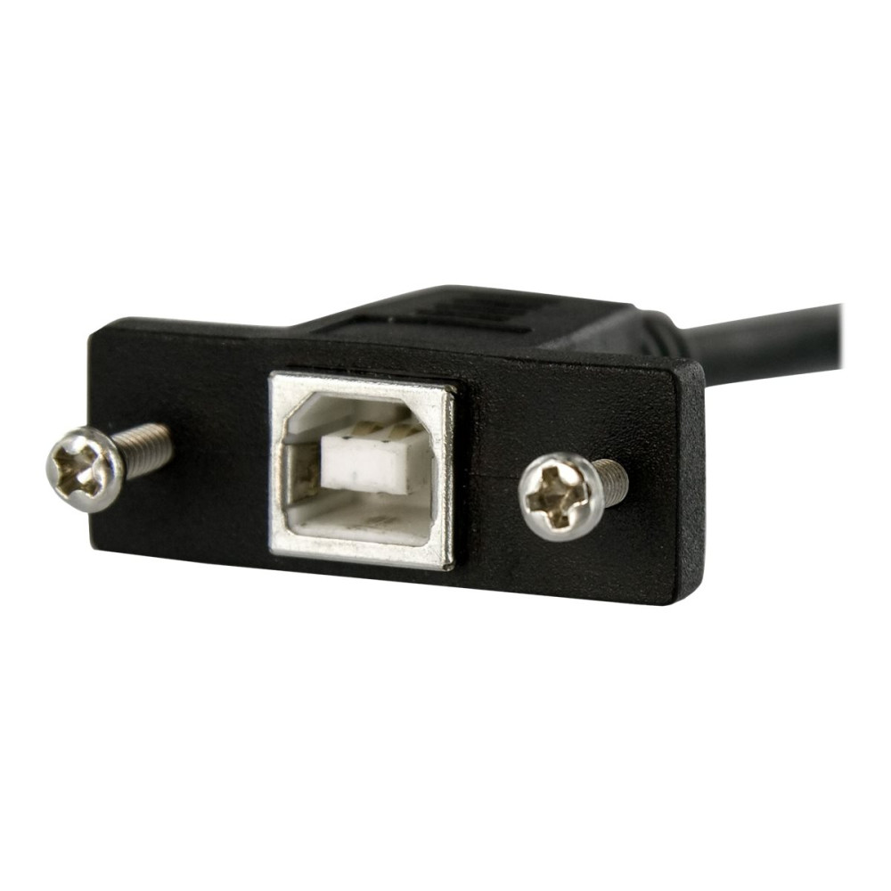 StarTech USBPNLBFBM3 3 FT PANEL MOUNT USB CABLE B TO B - F/M - Image 1