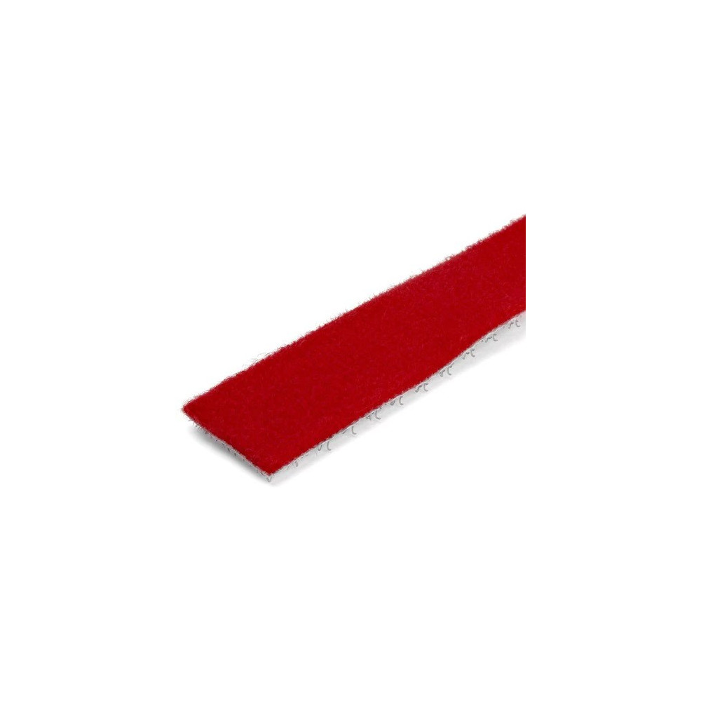 StarTech HKLP50RD 50FT (15.2M) HOOK AND LOOP ROLL, RED, CUT-TO-SIZE REUSABLE CABLE TIES, BULK I - Image 2