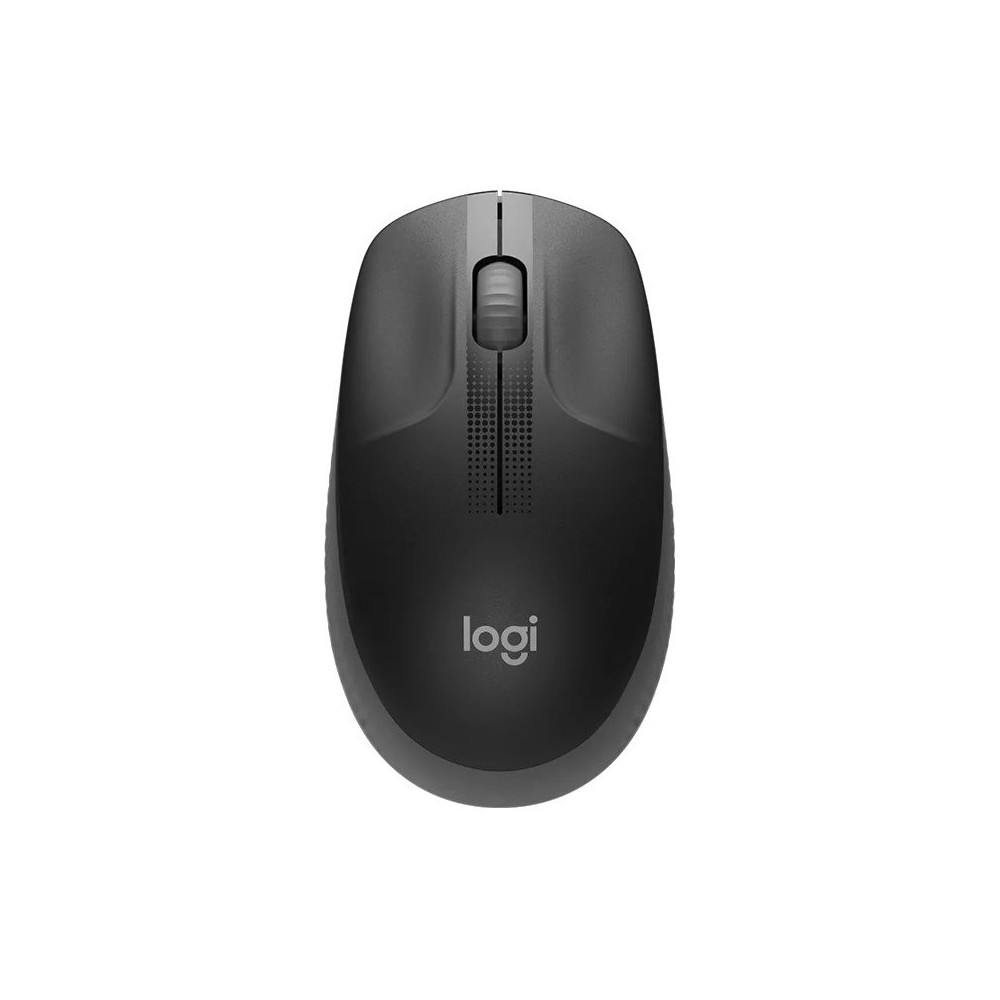 Logitech 910-005913 M190 Full-Size Wireless Mouse - Charcoal - Image 1