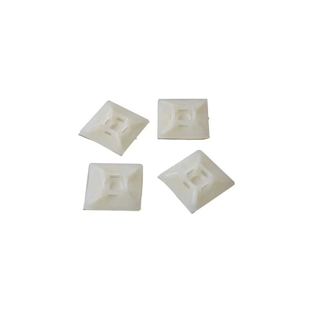 StarTech HC102 SELF-ADHESIVE NYLON CABLE TIE MOUNTS - PKG OF 100 - TAA - Image 1