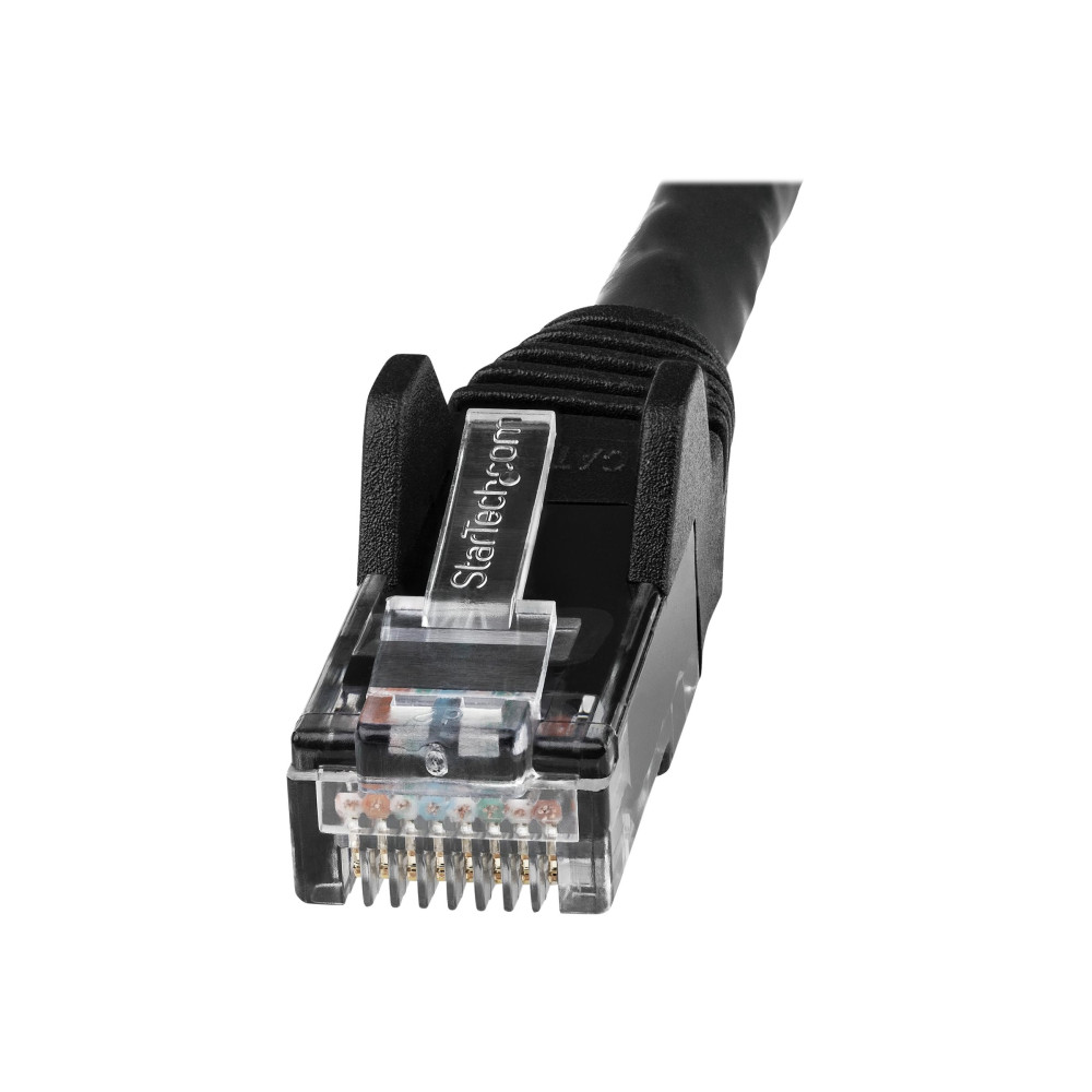 StarTech N6LPATCH15MBK 15M CAT6 ETHERNET CABLE - LSZH (LOW SMOKE ZERO HALOGEN) - 10 GIGABIT 250MHZ 1 - Image 2